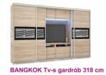  Bangkok TV- s tolóajtós gardróbszekrény 318 cm