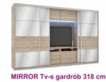  Mirror Tv - s tolóajtós gardróbszekrény 318 cm