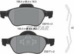 TEXTAR set placute frana, frana disc TEXTAR Q+ 2321502 (2321502)