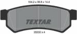 TEXTAR set placute frana, frana disc TEXTAR Q+ 2523201 (2523201)