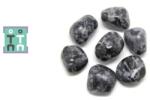  Merlinit Mistic - Indigo Gabbro Mineral Natural Rulat - 29-33 x 22-25 mm - ( XL ) - 1 Buc