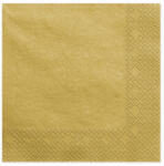 PartyDeco S. r. o Szalvéta, 20 DB, 33X33 CM, 3 rétegű, arany