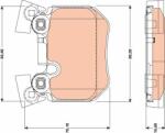 TRW set placute frana, frana disc TRW GDB1795 (GDB1795) - automobilus