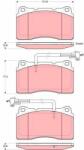 TRW set placute frana, frana disc TRW GDB1603 (GDB1603) - automobilus