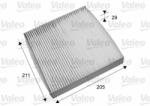 VALEO Filtru, aer habitaclu VALEO ESSENTIAL 715692 (715692)