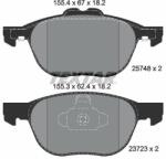 TEXTAR set placute frana, frana disc TEXTAR Q+ 2574801 (2574801)
