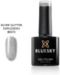 Bluesky 80573 Silver Glitter Explosion apró szemcsés csillogós ezüst tartós géllakk