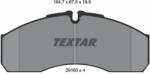 TEXTAR set placute frana, frana disc TEXTAR 2916002 (2916002)
