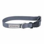 amiplay collar SAMBA - нашийник за куче - СИВ, размер M - 25-40 х 2 см - Полша - 278370