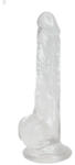 Alive Lusty Extra-Slippery Jelly Dildo Transparent Dildo