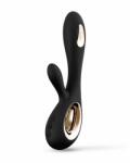 LELO Луксозен презаредим G-spot рабит вибратор с движение "Ела тук" Lelo Soraya Wave черен