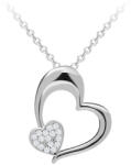 Preciosa Pandantiv din argint Tender Heart în formă de inima cu zircon cubic Preciosa 5334 00 - silvertime - 373,96 RON