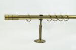  25 mm Ø Innsbruck függönykarnis szett, 1 soros, óarany, nyitott tartóval (240 cm)