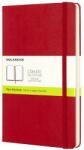 Moleskine Notesz Kemény Piros "L" Méret Sima (7490136001)