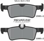 TEXTAR set placute frana, frana disc TEXTAR Q+ 2596801 (2596801)