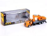 Magic Toys Munkagépszállító kamion 1:48 (MKK172374)