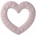 BIBS Baby Bitie Heart jucărie pentru dentiție Pink Plum 1 buc