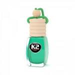 K2 K2AUTO zöld tea illatú légfrissítő üvegben, 8ml, VENTO GREEN APPLE (V451P)