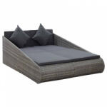 vidaXL Polyrattan kerti ágy 45777