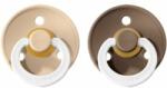 BIBS Colour Natural Rubber Size 1: 0+ months cumi Vanilla Night / Dark Night 2 db