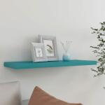 vidaXL Raft de perete suspendat, albastru, 80x23, 5x3, 8 cm, MDF (326621) Raft