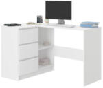  CALI sarok íróasztal - fehér Oldal: Balos