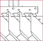 ATENA SPA Traversa pentru tavan metalic tip lamela V100 (ATE-TRAVERSA V100)
