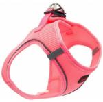 DUBEX air mesh harness - нагръдник за куче с мека мрежа и светлоотразителни елементи, обиколка врат 32-45 см, обиколка гърди 44-48 см, размер m - неон розов, Турция - 51729-vr01