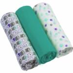 BabyOno Diaper Super Soft scutece textile Mint 70 × 70 cm 3 buc