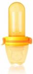 Kidsme Tetina pentru hrana Kidsme - Squeezer, 4 l+, orange and yellow (160378 OY) Set pentru masa bebelusi