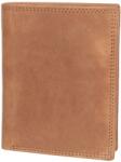 Baaron Barna férfi bőr pénztárca (7026 Plain Tan)