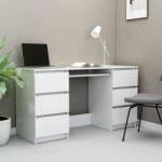 vidaXL Birou de scris, alb, 140 x 50 x 77 cm, PAL (800810)