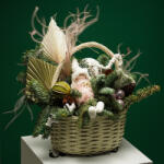 ImodFlowers Aranjamentul Craciunul intr-un Cos