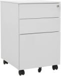 vidaXL Dulap dosare mobil, gri deschis, 39x45x60 cm, oțel (335979) Dulap arhivare
