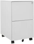 vidaXL Dulap dosare mobil, gri deschis, 39x45x67 cm, oțel (335975) Dulap arhivare