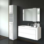 GreenSite Thirassia Marbela fürdőszoba szekrény, 32x183x30 cm, fényes fehér