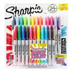 Sharpie Set de markere permanente Sharpie Fine Color Burst - 24 de culori (1956292)