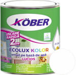 Köber Email lucios pe bază de apă Ecolux Kolor Köber alb 2, 5 l