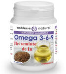 Noblesse Natural - Omega 3-6-9 Ulei din semințe de în 500 mg și Vitamina E, Noblesse 30 capsule - hiris