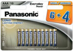 Panasonic LR03EPS-10BW6-4F EVERYDAY POWER alkáli tartós elem, AAA (micro), 10 db/bliszter (LR03EPS-10BW6-4F)