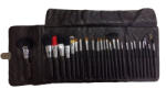 Megaga Set pensule makeup cu husa neagra, 26 buc