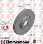 ZIMMERMANN Disc frana ZIMMERMANN COAT Z 610.3717. 20 (610.3717.20)