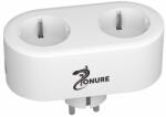 Mentor Priza wireless Mentor Smart Home WiFi 2.4GHz 16A 3600W dubla (MMDES013)