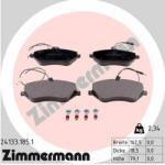 ZIMMERMANN set placute frana, frana disc ZIMMERMANN 24133.185. 1 (24133.185.1)