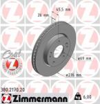 ZIMMERMANN Disc frana ZIMMERMANN 380.2170. 20 - automobilus