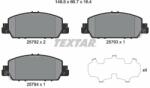 TEXTAR set placute frana, frana disc TEXTAR 2579201 (2579201)