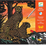 DJECO Dzsungel állatok - Akvarell készlet - Backlight (DJ09348)