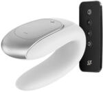 Satisfyer Vibrator Cuplu Satisfyer Double Fun Alb Vibrator