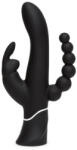 Happy Rabbit Vibrator Iepuras Happy Rabbit Triplu Negru Vibrator