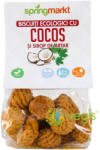 SpringMarkt - Biscuiti Ecologici cu Cocos si sirop de Artar, 100gr